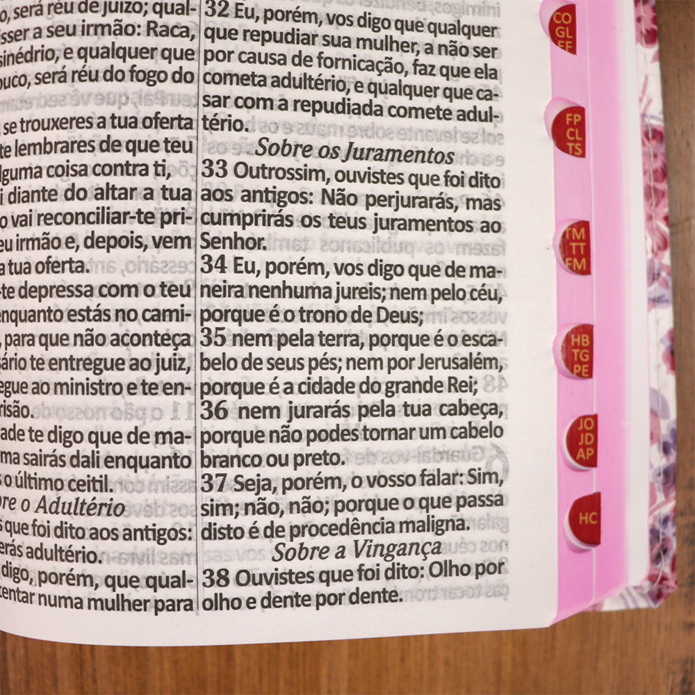 Bíblia Sagrada | ARC | Letra Hipergigante | Capa Luxo Bicolor Lilás | Harpa Avivada e Corinhos