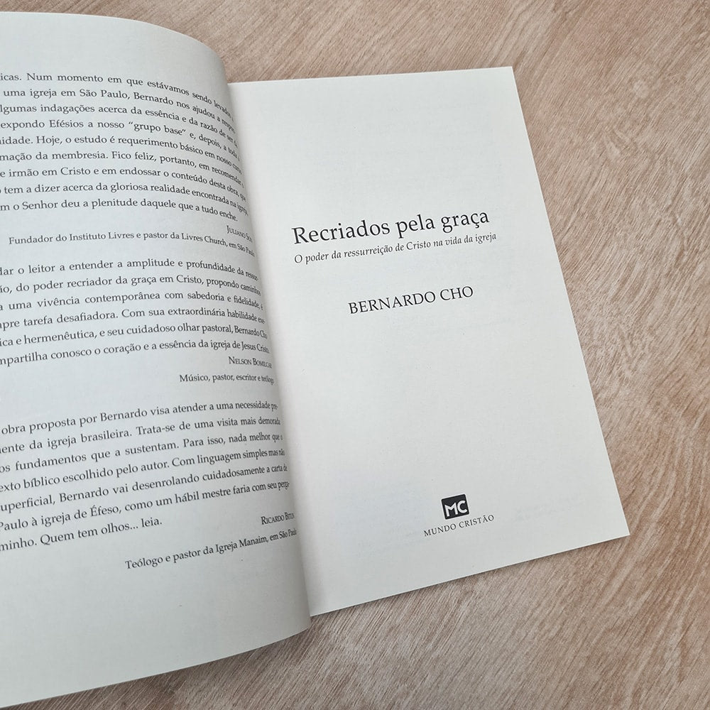 Recriados pela Graça | Bernardo Cho