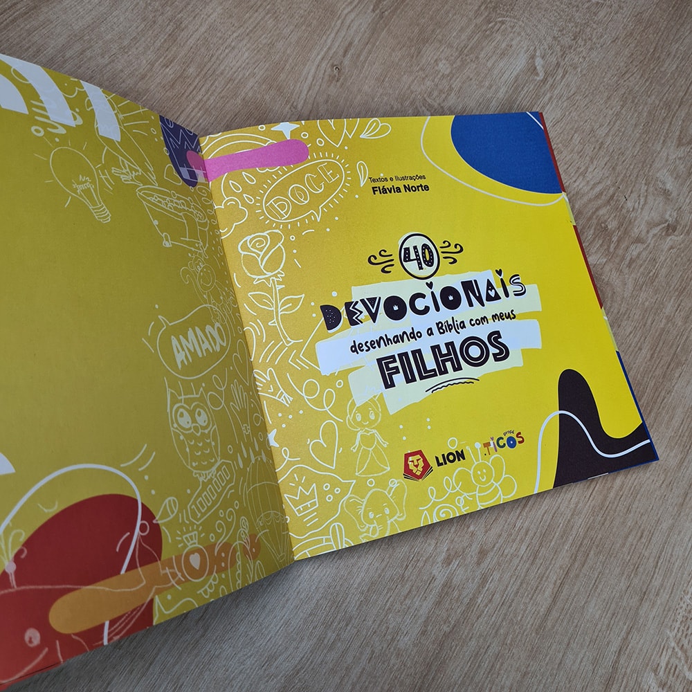 40 Devocionais Desenhando a Bíblia com Meus Filhos | Flávia Norte