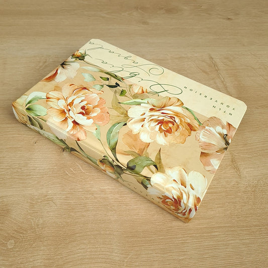 Bíblia Sagrada | NTLH | You Version | Letra Normal | Capa Dura Floral Rosé