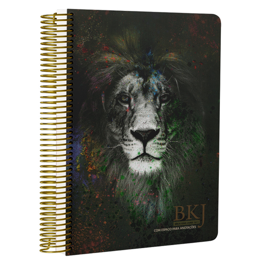 Bíblia King James 1611 Leão Glória e Honra | BKJ | Letra Normal | Capa Dura Espiral Com Espaço Para Anotações