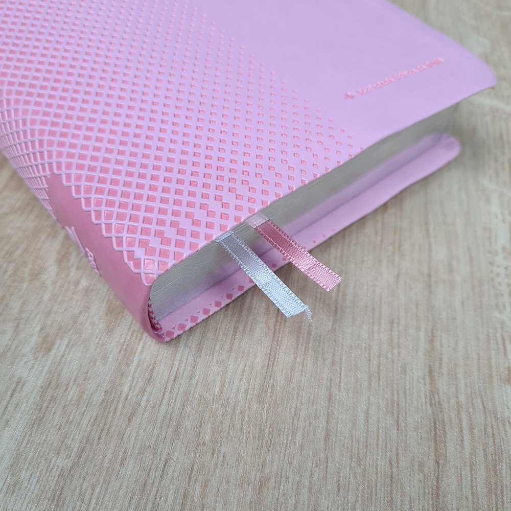 Bíblia de Estudo | Letra Normal | NTLH | Capa Luxo Rosa Nobre