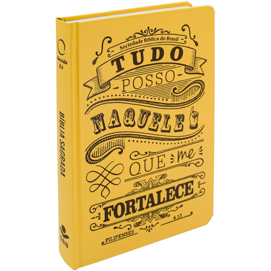 Bíblia Sagrada | ARA | Letra Grande | Capa Dura Amarela