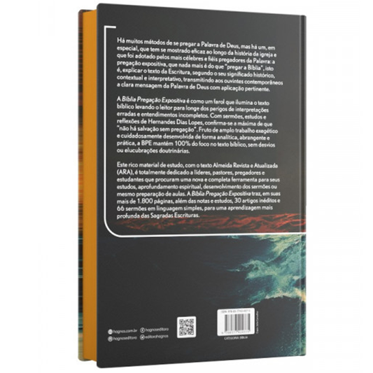 Bíblia Pregação Expositiva | ARA | Letra Normal | Capa Dura Salvação