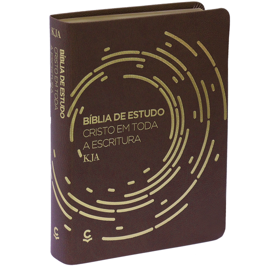 Bíblia de Estudo Cristo em Toda a Escritura | KJA | Letra Normal | Marrom