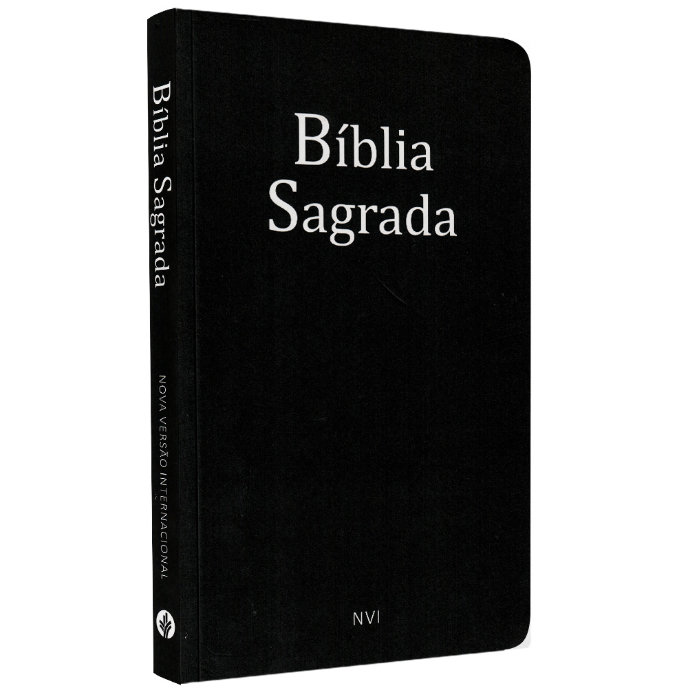 Bíblia Sagrada | NVI | Letra Normal | Capa Brochura Preta