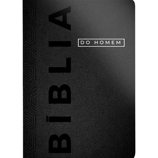 Bíblia Devocional Do Homem | NVI | Letra Grande | Capa Luxo Preta