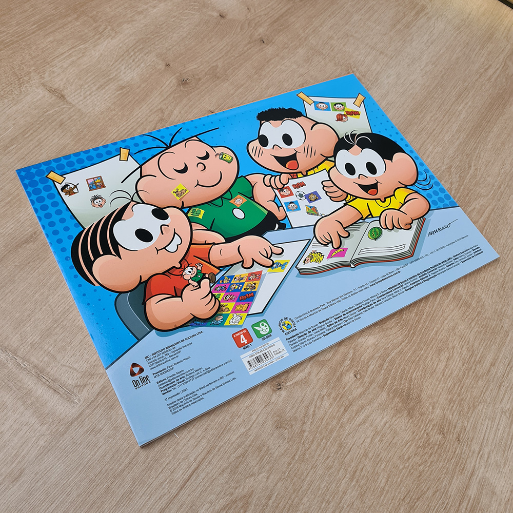 Turma da Mônica | Pranceta para Colorir com 1500 Adesivos