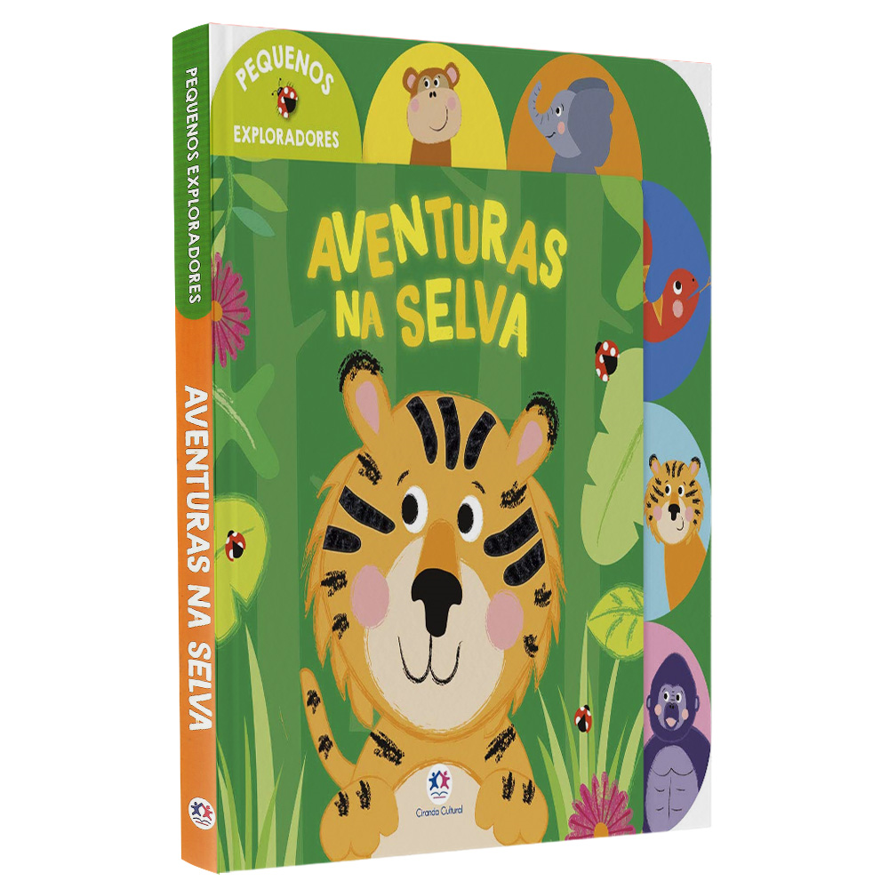 Livro Toque e Sinta | Aventuras na Selva | Ciranda Cultural