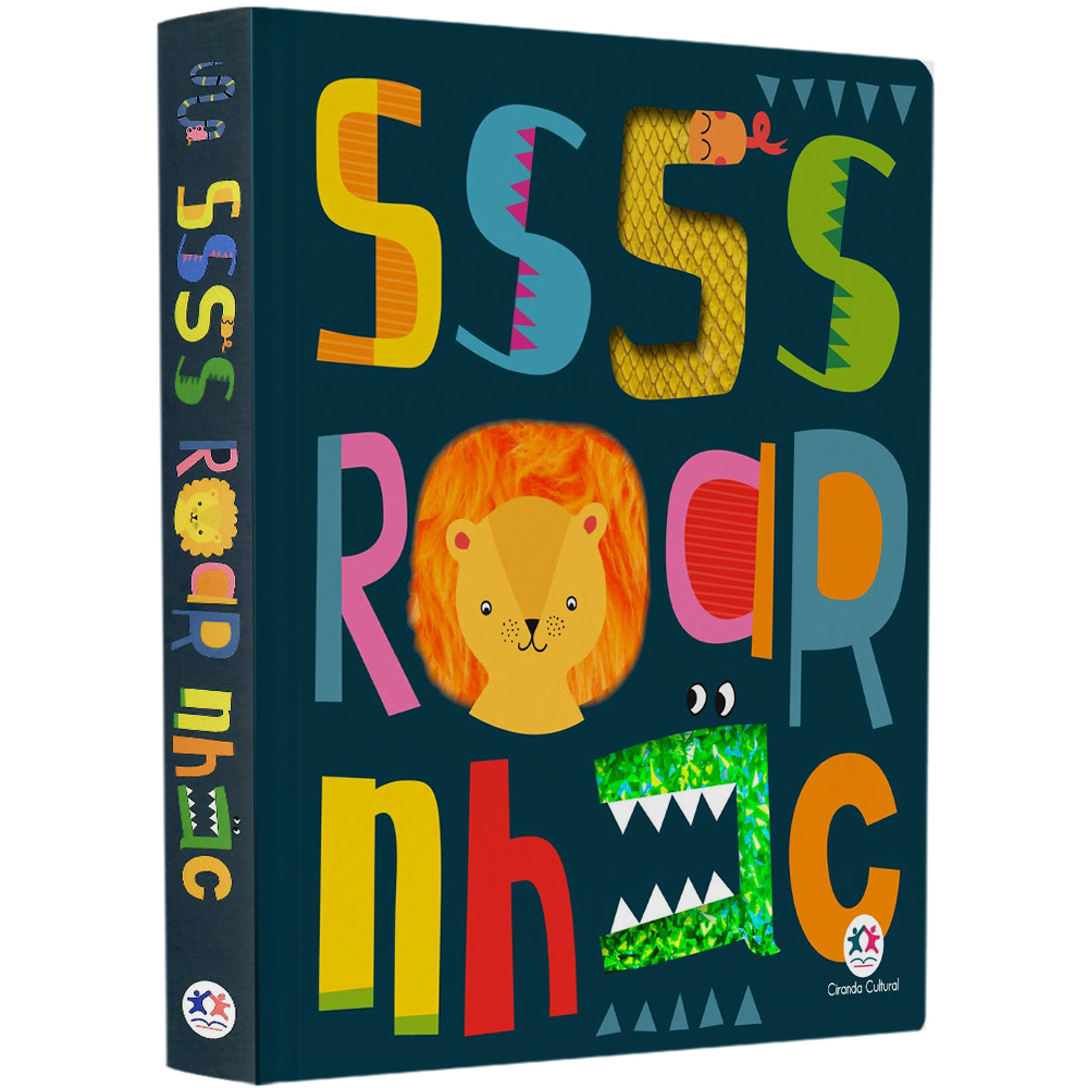 Livro Toque e Sinta | Ssss Roar Nhac | Ciranda Cultural