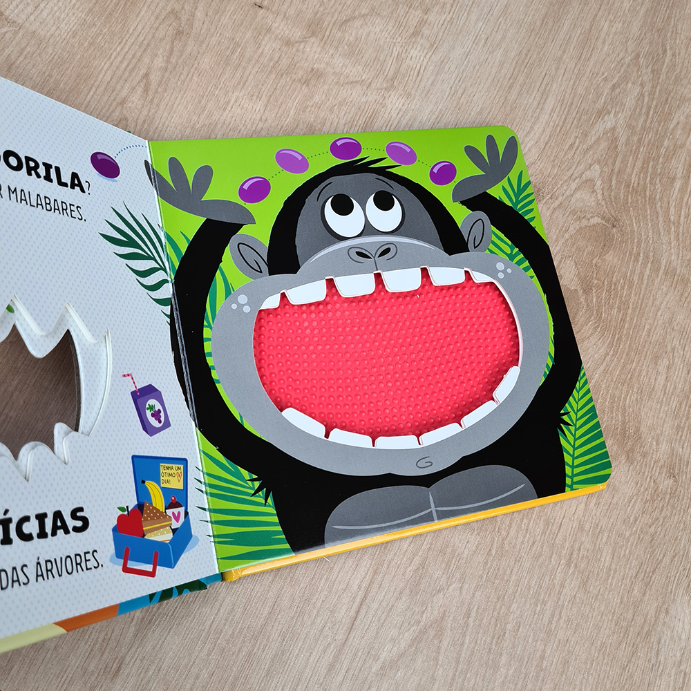 Livro Toque e Sinta | Nhac huumm! | Ciranda Cultural