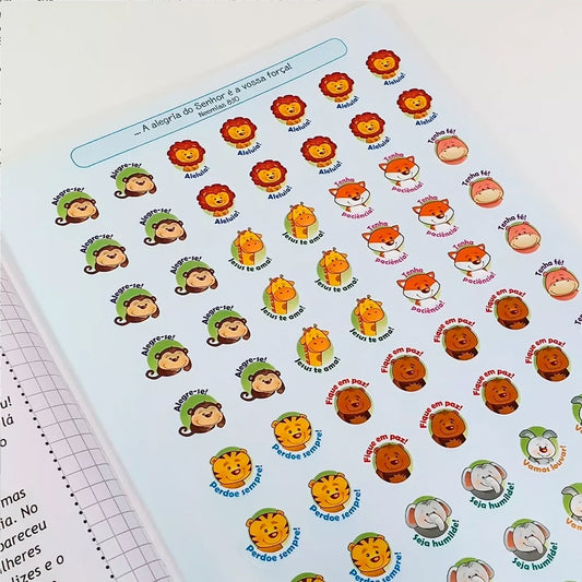 1500 Adesivos com Mensagens Bíblicas