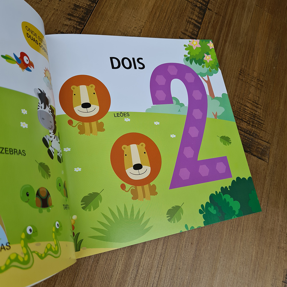 Números | Com Quebra Cabeça e Livro de Atividades