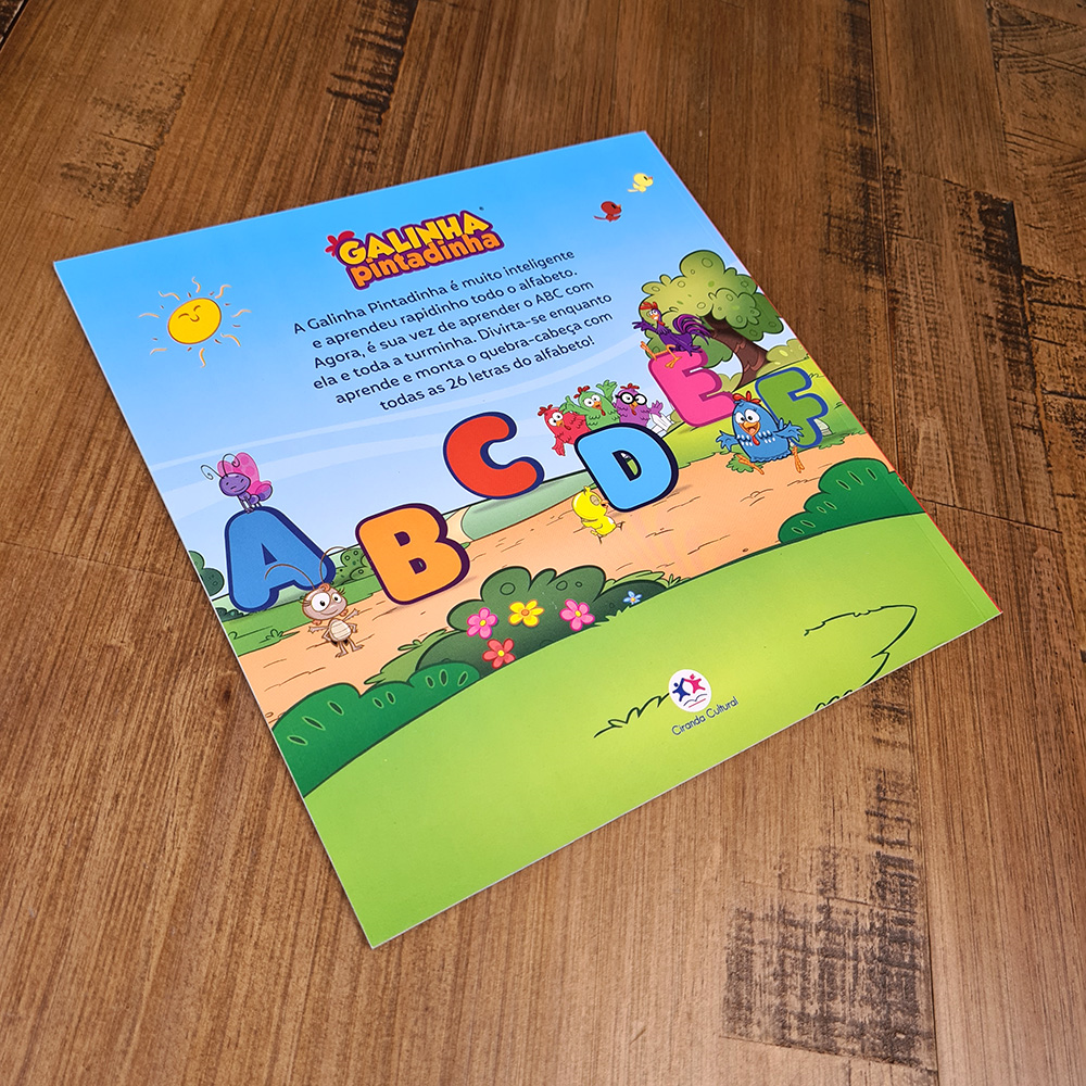 Galinha Pintadinha | Com Quebra Cabeça e Livro de Atividades