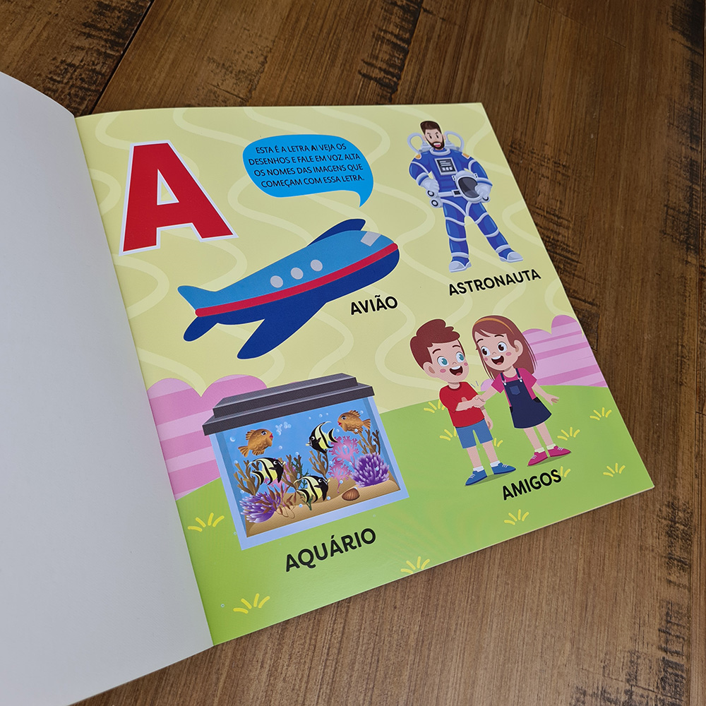 Alfabeto | Com Quebra Cabeça e Livro de Atividades