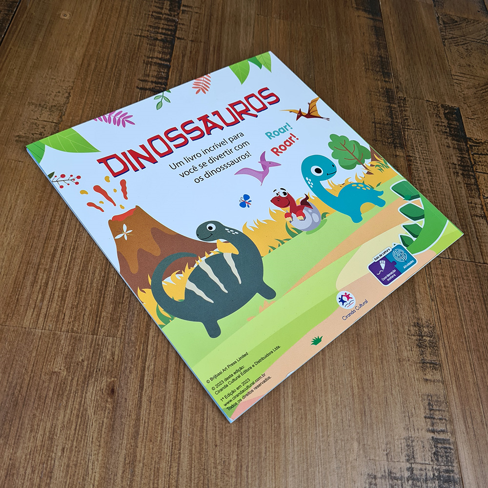 Dinossauros | Com Quebra Cabeça e Livro de Atividades