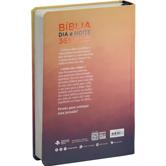 Bíblia 365 Dia e Noite | NAA | Letra Normal | Capa Dura Let