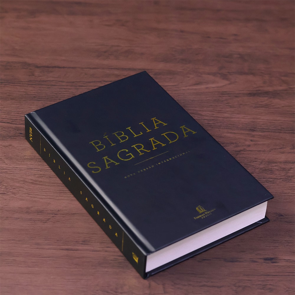 Bíblia Sagrada | NVI | Letra Normal | Ilustrada Capa Dura Preta