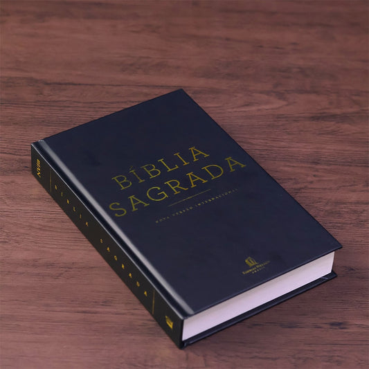 Bíblia Sagrada | NVI | Letra Normal | Ilustrada Capa Dura Preta