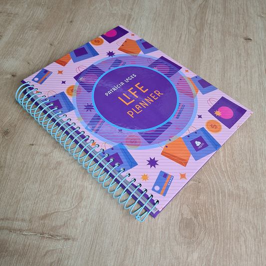 Life Planner: Vida e Finanças | Patrícia Lages | Capa Dura Espiral Organização