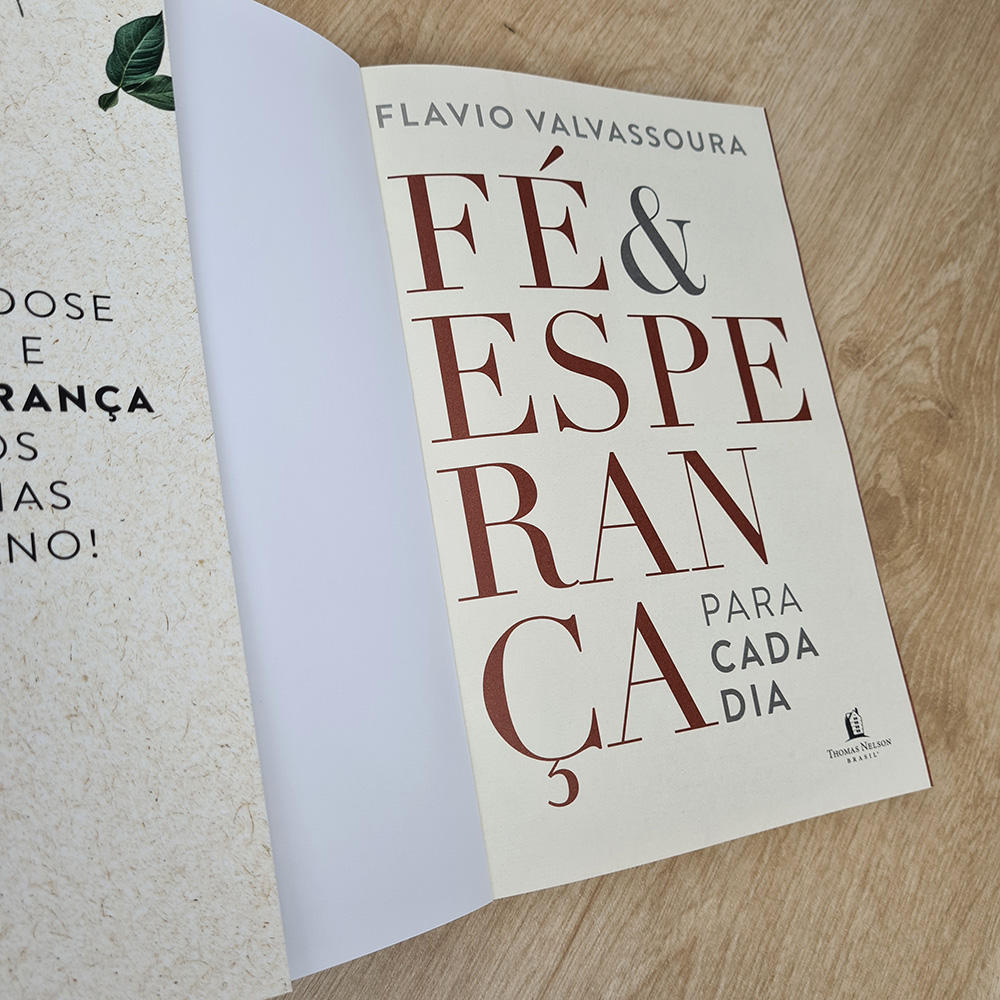 Devocional Fé e Esperança Para Cada Dia | Flavio Valvassoura