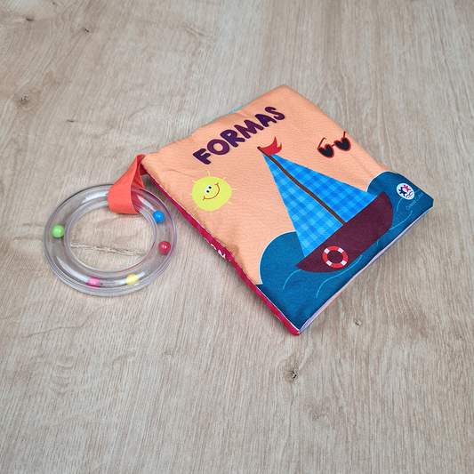 Livro Pano Formas | Vamos Brincar e Aprender