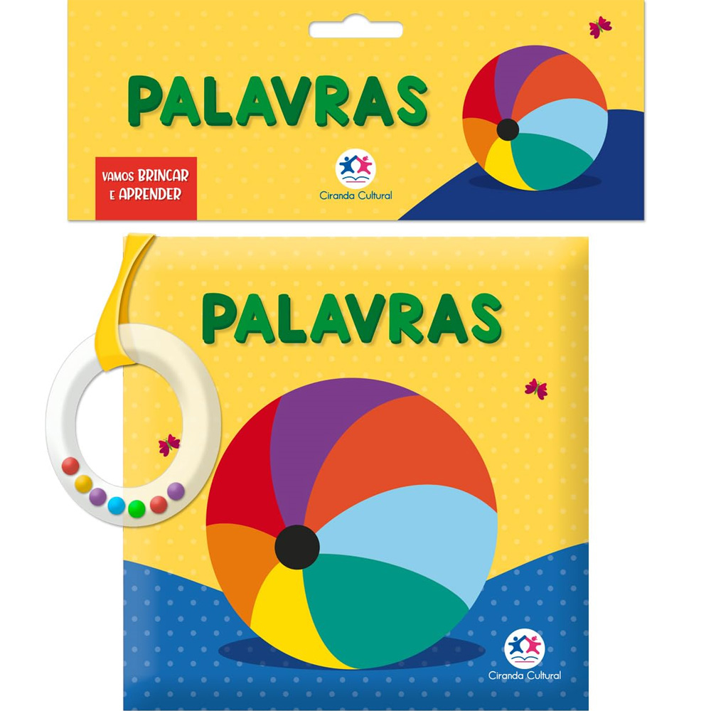 Livro Pano Palavras | Vamos Brincar e Aprender