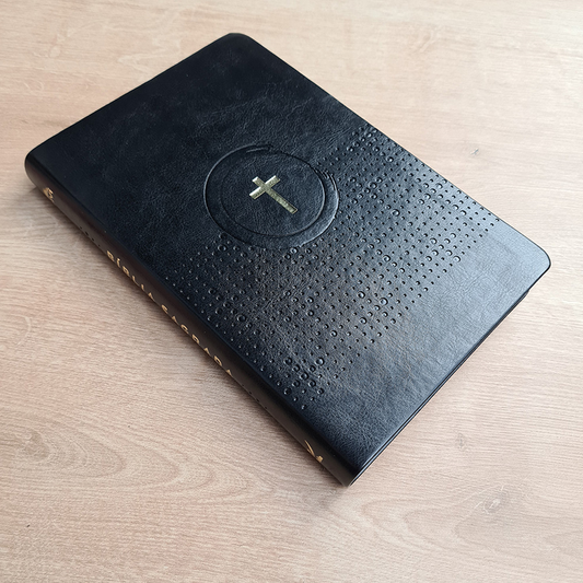 Bìblia Sagrada Slim | NVI | Letra Normal | Capa Luxo Preta