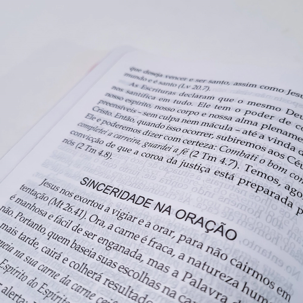 Bíblia Sagrada | O Poder da Oração | ARC | Letra Normal | Capa Semi Luxo Rosa C/Ziper
