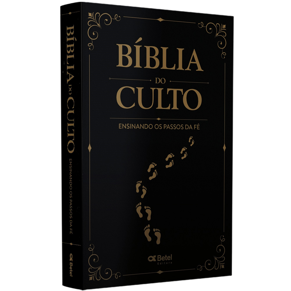 Bíblia do Culto | ARC | Letra Normal | Capa Brochura Preta
