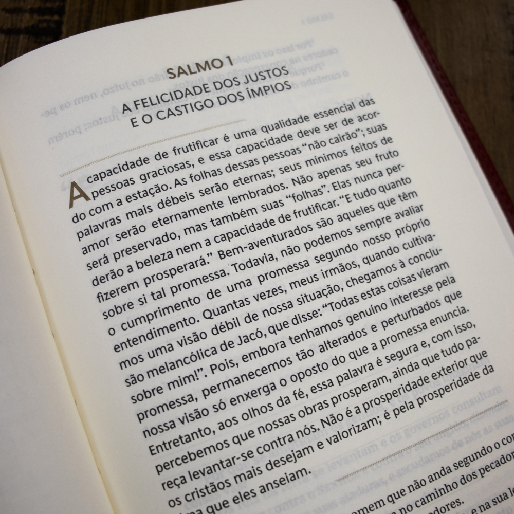 Devocional Spurgeon e os Salmos | Capa Courosoft Vermelha