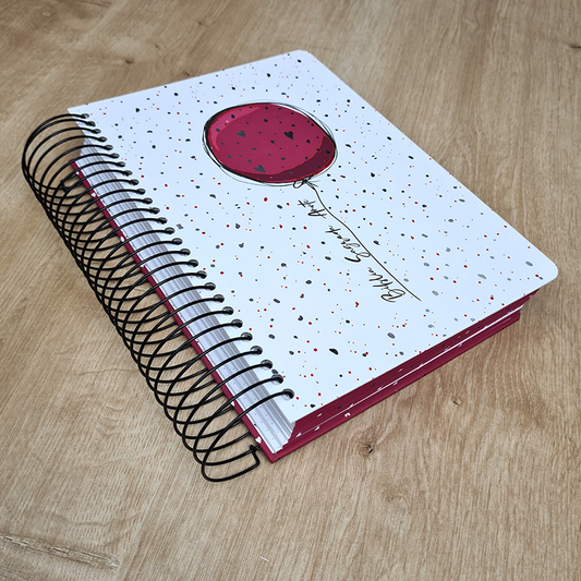 Bíblia Anote Espiral Suspiro de Céu | NVI | Letra Grande | Com Espaço Para Anotações