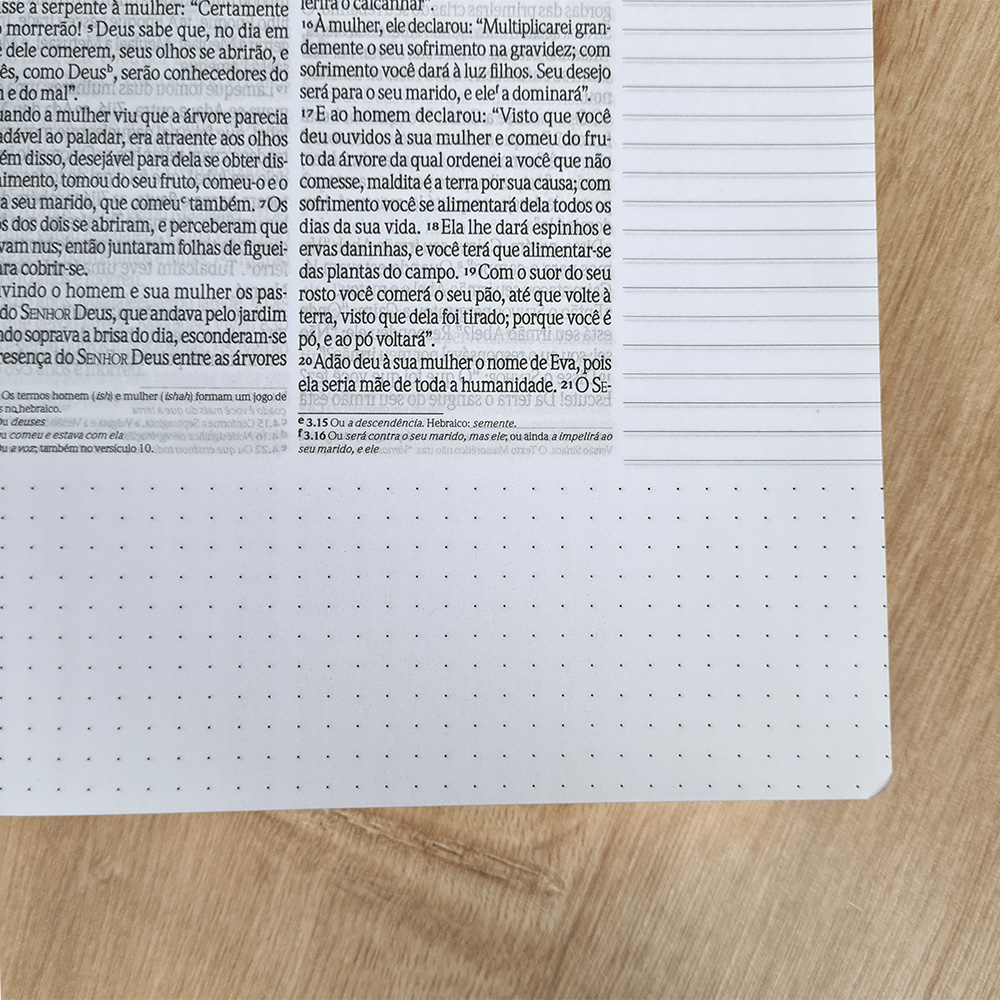 Bíblia Anote Preta | NVI | Letra Grande | Com Espaço Para Anotações