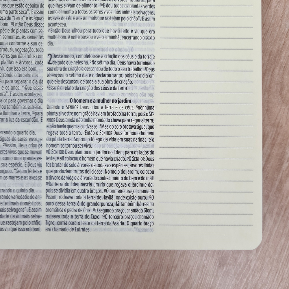 Bíblia Sagrada Leia e Anote | NVT | Letra Normal | Capa Dura Encanto da Tarde