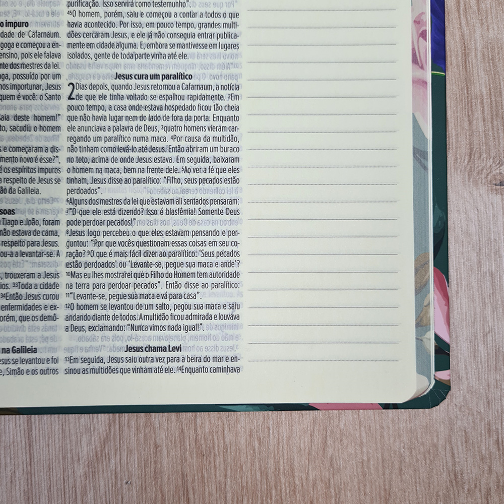 Bíblia Sagrada Leia e Anote | NVT | Letra Normal | Capa Dura Encanto da Tarde