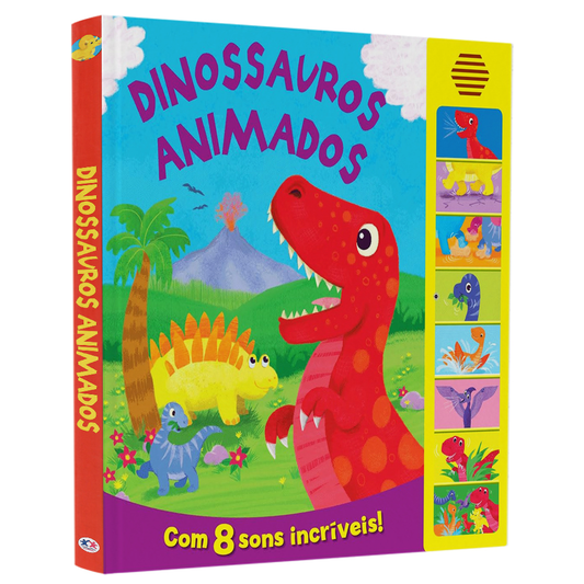 Dinossauros Animados | Com 8 Sons Incríveis