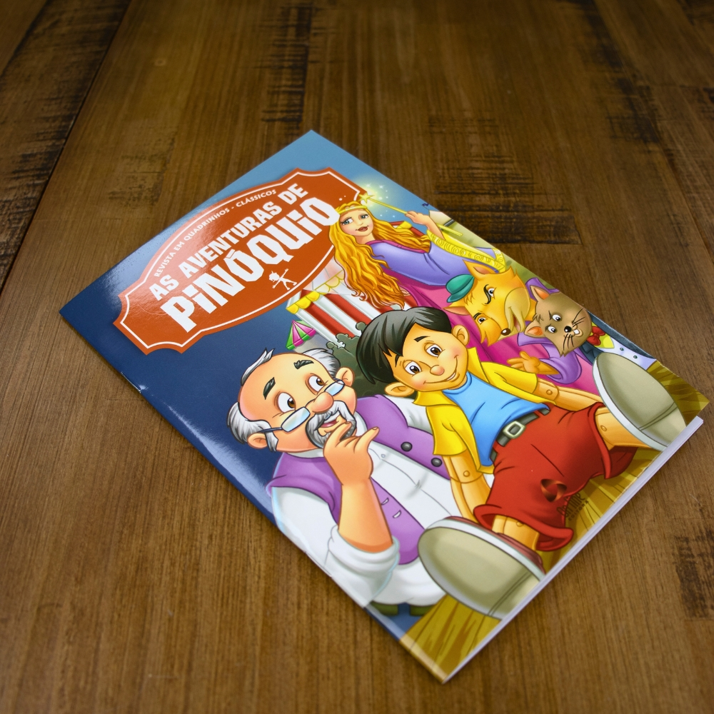 Revista em Quadrinhos 2 em 1 | O Mágico de Oz e As Aventuras de Pinóquio