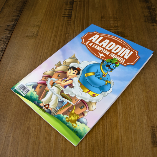Revista em Quadrinhos 2 em 1 | O Menino da Selva e Aladin e a Lâmpada Mágica
