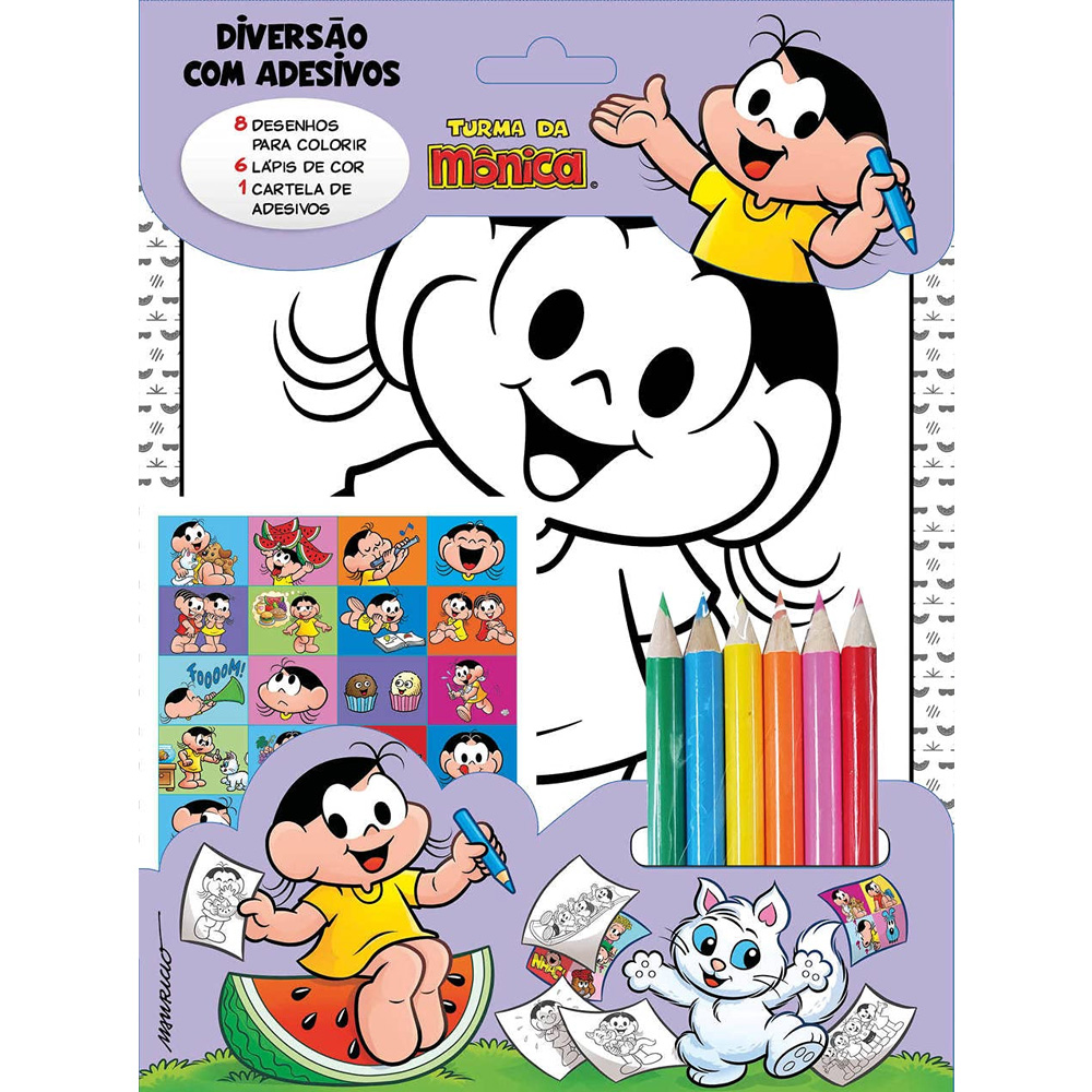 Diversão com Adesivos | Turma Da Mônica | Magali