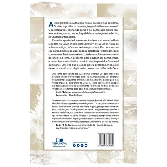 Teologia Natural | Geerhardus Vos