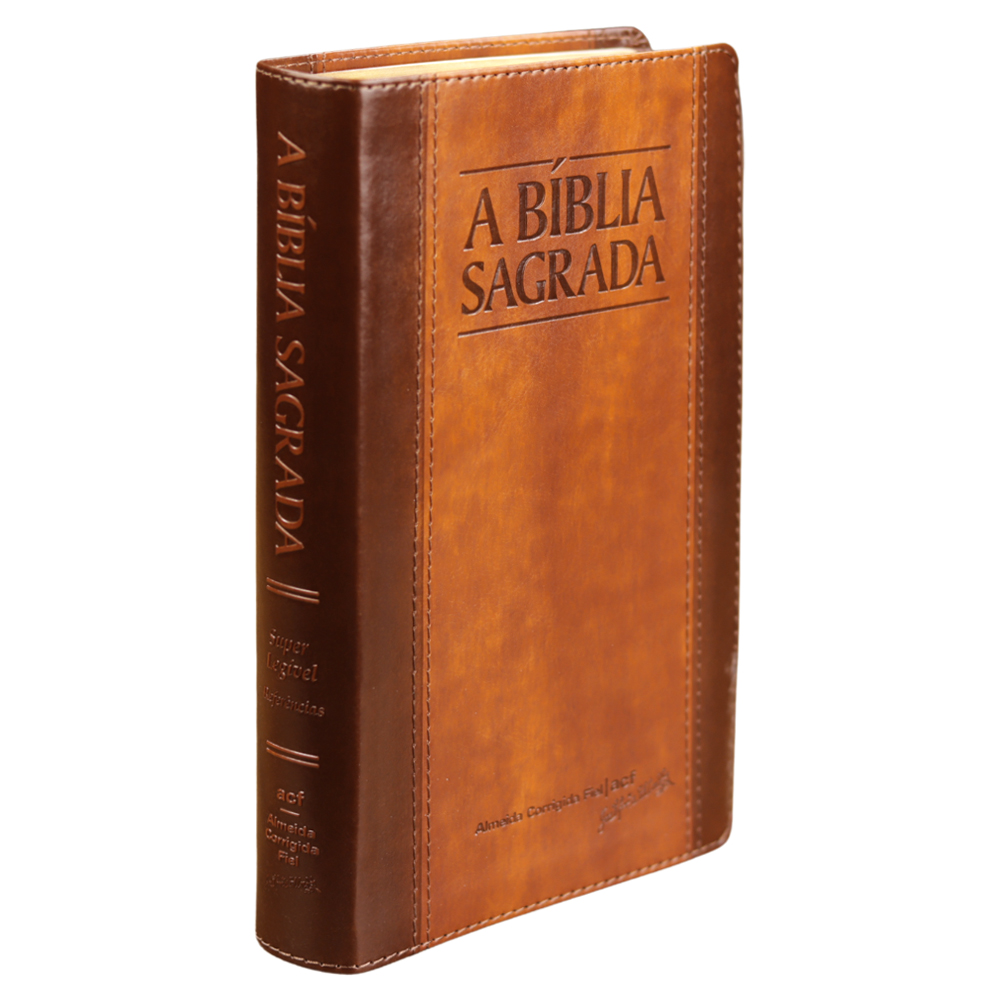 Bíblia Sagrada | ACF | Letra Grande Super Legível | Chocolate Havana