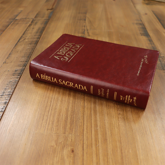 Bíblia Sagrada | ACF | Letra Grande Super Legível | Capa Luxo Mogno | Com Indíce