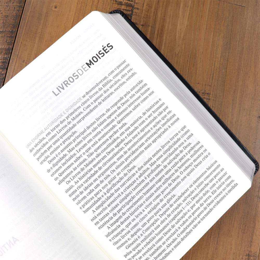 Bíblia A Mensagem | Letra Gigante | Capa Luxo Preta