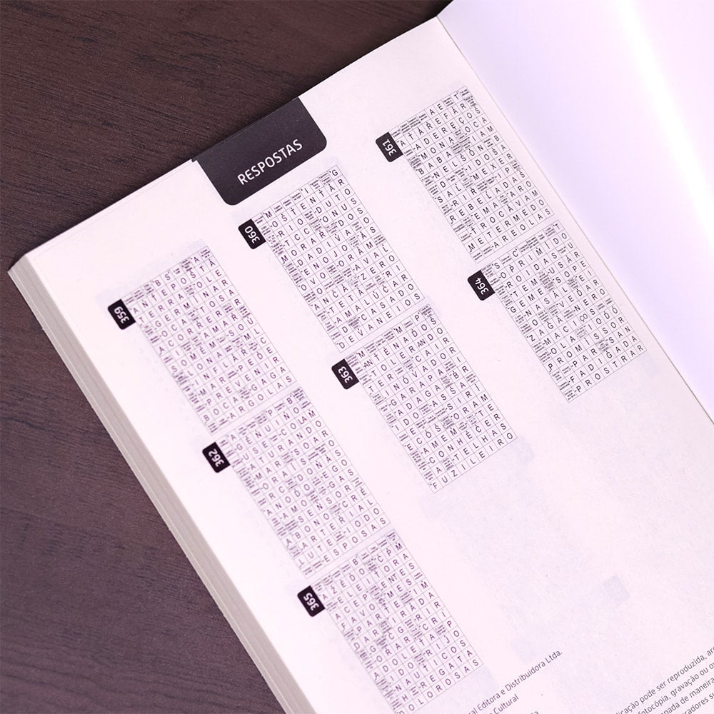 Livro 365 Cruzadas Diretas | Nível Fácil II