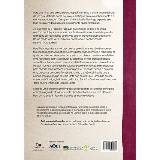 Crença Cristã Avalizada | Alvin Plantinga