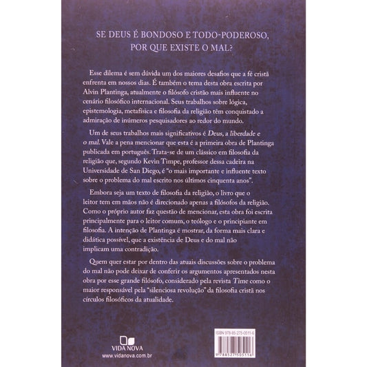 Deus a Liberdade e o Mal | Alvin Plantinga