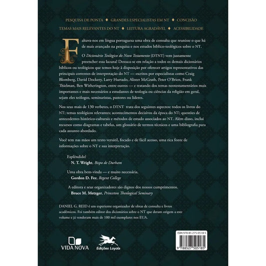 Dicionário Teológico do Novo Testamento | Daniel G Reid