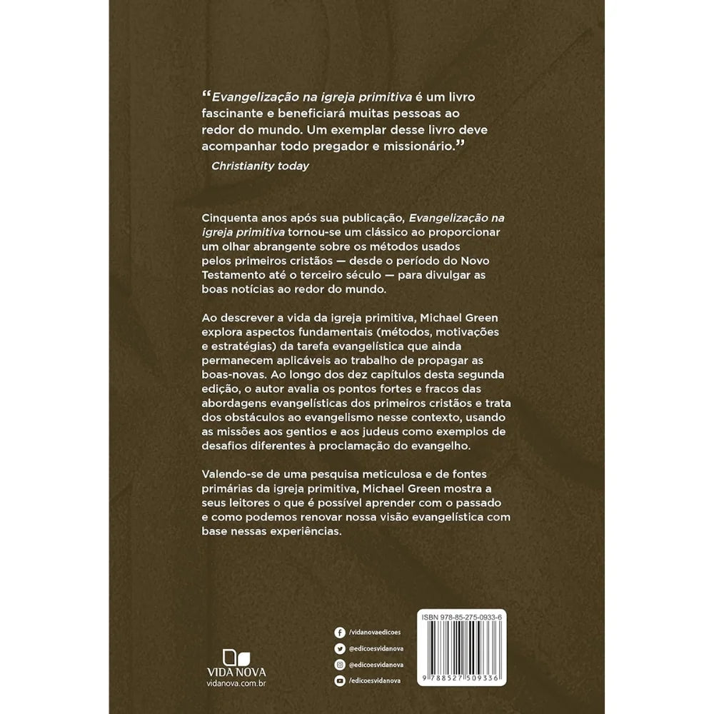 Evangelização na Igreja Primitiva | MIchael Green | 2° Edição