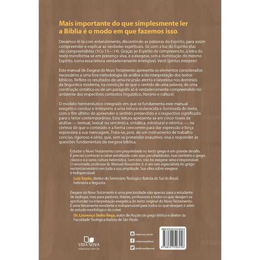 Exegese do Novo Testamento | Manuel Alexandre Júnior