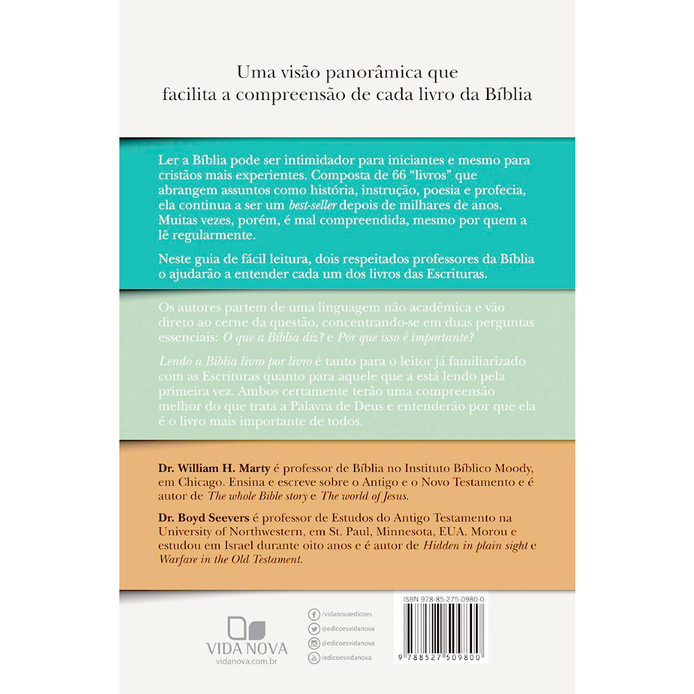 Lendo a Bíblia Livro por Livro | Dr William H Marty e Dr Boyd Seevers